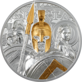 現貨 - 2023庫克群島-斯巴達-3盎司銀幣