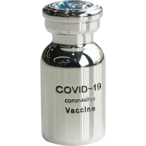 現貨 - 2021斐濟-COVID-19 冠状病毒疫苗-造型-60克(混合卑金屬&鍍銀)紀念幣