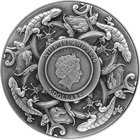 現貨 - 2020紐埃-新世界系列-赫克托爾-(2盎司銀+11.5盎司銅)銀幣