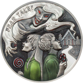 預購(確定有貨) - 2021帛琉-恐懼故事系列-糖果屋-2盎司銀幣