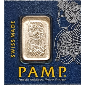 現貨 - PAMP-財富女神-1克鉑金條