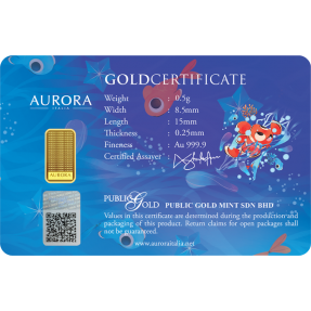 現貨 - Aurora-迪士尼-海底總動員-限量版-0.5克金條