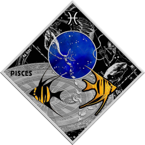 現貨 - 2018馬其頓-星座系列-雙魚座-23.3克銀幣
