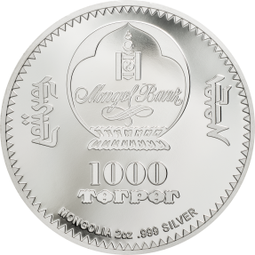 現貨 - 2020蒙古-彼得·卡爾·法貝熱-法貝熱彩蛋-100週年紀念-2盎司銀幣
