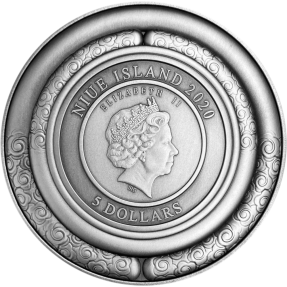 現貨 - 2020紐埃-中國神話-孫悟空大戰二郎神-(2盎司銀+11.5盎司銅)銀幣