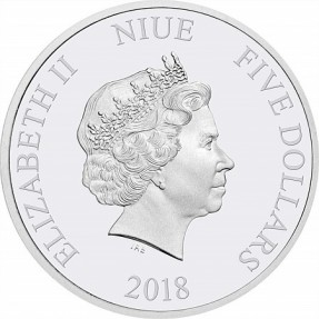 現貨 - 2018紐埃-星際大戰-帝國風暴兵-超高浮雕-2盎司銀幣