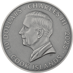 現貨 - 2025庫克群島-時間之門-2盎司銀幣