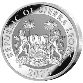 現貨 - 2023獅子山-法老王-圖坦卡門-1盎司銀幣(普鑄)(贈塑殼)