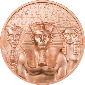 現貨 - 2022庫克群島-法老的遺產-50克銅幣