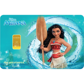 現貨 - Aurora-迪士尼-海洋奇緣-莫娜-限量版-0.25克金條