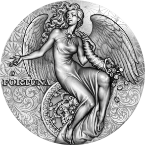 現貨 - 2021喀麥隆-福圖納女神-2盎司銀幣