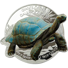 預購(限已確認者下單) - 2021索羅門群島-加拉帕戈斯群島的巨人-陸龜-1盎司銀幣