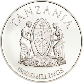 現貨 - 2018坦尚尼亞-稀有野生動物系列-獅子-2盎司銀幣