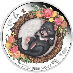 預購(限已確認者下單) - 2021澳洲伯斯-夢想中的下沉-袋獾-1/2盎司銀幣