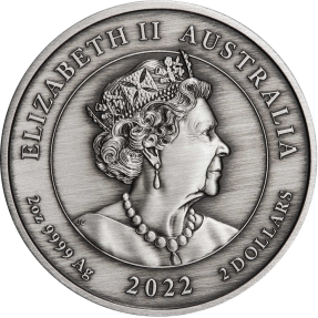 預購(確定有貨) - 2022澳洲伯斯-黑天鵝-2盎司銀幣