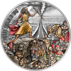 預購(確定有貨) - 2023托克勞-聖經基礎故事系列-出埃及記-5盎司銀幣