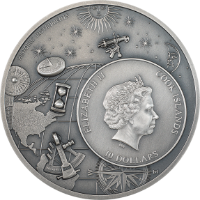 預購(限已確認者下單) - 2023庫克群島-歷史儀器系列-星盤-2盎司銀幣