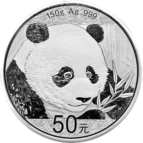 現貨 - 2018中國-熊貓-150克銀幣