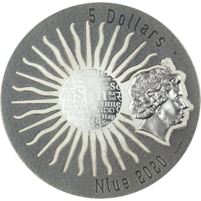 預購(即將到貨) - 2020紐埃-太陽神系列-托納蒂烏-2盎司銀幣