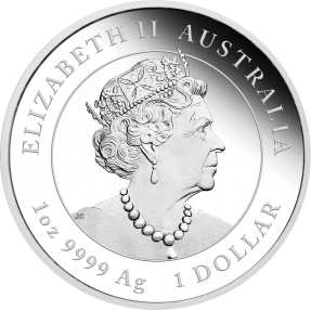 現貨 - 2022澳洲伯斯-生肖-虎年-彩色版-1盎司銀幣(精鑄)