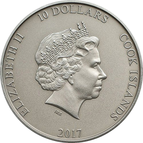 現貨 - 2017庫克群島-雷神之鎚-2盎司銀幣
