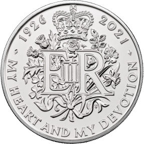 預購(限已確認者下單) - 2021英國-英女王95歲誕辰-28.28克硬幣(卡冊)