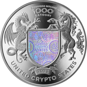 預購(限已確認者下單) - 2023美國加密貨幣國-自由之鷹-1盎司銀幣