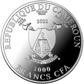 現貨 - 2022喀麥隆-高迪的多彩世界-1盎司銀幣