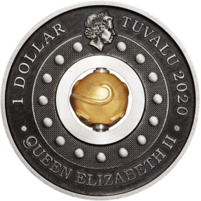 現貨 - 2020吐瓦魯-旋轉-鼠年-1盎司銀幣