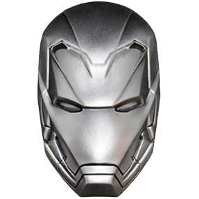 現貨 - 2019斐濟-Marvel系列-鋼鐵人-面具造型-2盎司銀幣