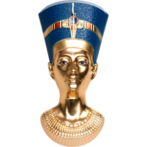 現貨 - 2019帛琉-埃及藝術造型系列-娜芙蒂蒂胸像-3盎司銀幣