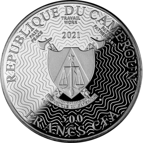 現貨 - 2021喀麥隆-太陽系系列-地球-17.5克銀幣