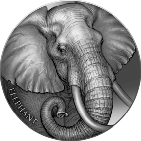 預購(確定有貨) - 2023喀麥隆-野生動物系列-象-2盎司銀幣