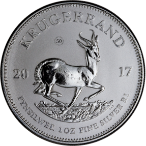 現貨 - 2017南非-克魯格-1盎司銀幣(普鑄)(原廠盒裝版)