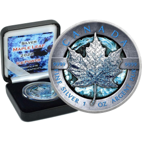 預購(限已確認者下單) - 2022加拿大-楓葉-冰之力量版-1盎司銀幣