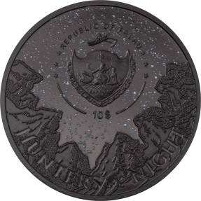 現貨 - 2021帛琉-獵人之夜系列-鵰鴞-2盎司銀幣