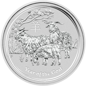 現貨 - 2015澳洲伯斯-羊年-1盎司銀幣