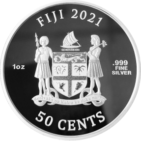 現貨 - 2021斐濟-貓-1盎司銀幣(普鑄)