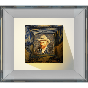 預購(確定有貨) - 2025迦納-3D錯覺-星夜(梵谷)-1盎司銀幣