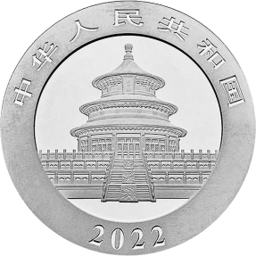 現貨 - 2022中國-熊貓-30克銀幣(普鑄)