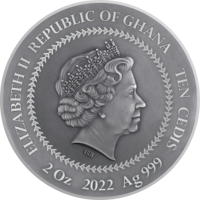 預購(限已確認者下單) - 2022迦納-大衛與巨人-2盎司銀幣