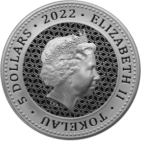 現貨 - 2022托克勞-牛&熊-1盎司銀幣(普鑄)