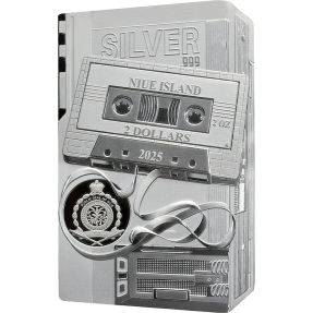 預購(限已確認者下單) - 2025紐埃-科技-隨身聽-造型-2盎司銀幣