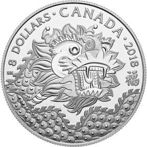 現貨 - 2018 加拿大-福龍-7.96克銀幣