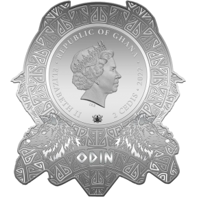 預購(限已確認者下單) - 2022迦納-北歐眾神系列-奧丁-35克白銅(鎳銅)幣