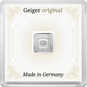 現貨 - 德國Geiger Edelmetalle-1克銀條(封裝版)