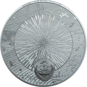 預購(確定有貨) - 2019帛琉-最後的邊界系列-宇宙-3盎司銀幣
