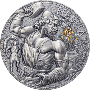 預購(限已確認者下單) - 2023喀麥隆-偉大的希臘神話系列-赫菲斯托斯(匠神)-3盎司銀幣