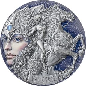 預購(已確認貨) - 2023喀麥隆-女戰士系列-瓦爾基麗(女武神)-2盎司銀幣