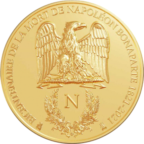 預購(限已確認者下單) - 2021喀麥隆-拿破崙-200週年紀念-鍍金版-2盎司銀幣
